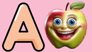 A For Apple A A A  B For Ball  ABC learning with picture  abclearningsongs [upl. by Katz]