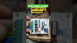 ShortMicrocontroller kit for automatic voltage stabilizerSingle phase and double phase [upl. by Aisats691]