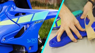 How to Install Dirtbike Graphics the Easy Way  how theyre made [upl. by Alekim]