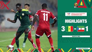 Senegal 🆚 Equatorial Guinea Highlights  TotalEnergiesAFCON2021 Quarter Finals [upl. by Eadie186]