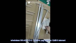 WH433YD12 433MHz 12dBi yagi antenna [upl. by Leunammi796]