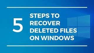 Recover Deleted Files on Windows 10 in 5 Simple Steps [upl. by Jorie751]