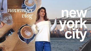 New York City in November vlog [upl. by Antonie]