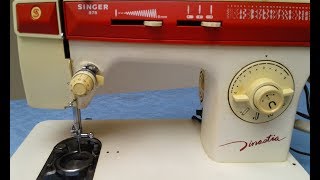 Puesta a punto maquina de coser singer Dinastia [upl. by Safoelc]