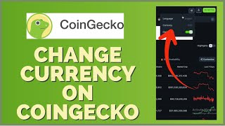 How to Change Currency on CoinGecko Account 2024 [upl. by Kimberley808]