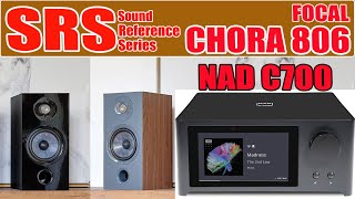 SRS FOCAL Chora 806 Bookshelf Speakers  NAD C700 Integrated Amplifier [upl. by Yrellam605]