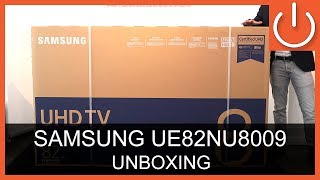 Samsung UE82NU8009  Unboxing  UE75NU8009  Thomas Electronic Online Shop – UE82NU8009TXZG [upl. by Candida207]