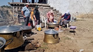 GEZELİM GÖRELİM  DEĞİŞİK KÜLTÜR  KÖY DÜĞÜN YEMEĞİ  LÜTFULLAH amp ŞEYMANIN DÜĞÜNÜ BELGESEL TADINDA [upl. by Asiret]