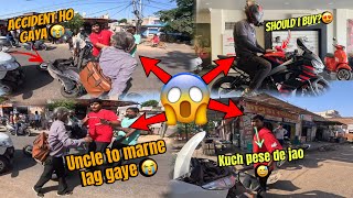 Live Accident 🥵 Caught On My Go Pro  Road Rage 🤬  Aprilia Lenge Ab 😍 [upl. by Huey]