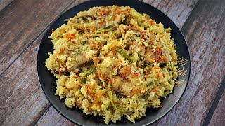 Shahi Ilish Pulao  Perfect Ilish Pulao Recipe  Ilish Polao  Ilish Polaw  Pulao Recipe  Polao [upl. by Panaggio]