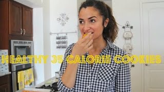 Healthy 35 Calorie Chocolate Chip Cookies [upl. by Aneekal164]