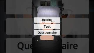 Hearing Test Questions hearing test quiz satisfying asmr shorts [upl. by Ehcram]