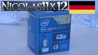 DEUTSCH Intel Core i54670K Haswell CPU Testbericht [upl. by Aicire589]