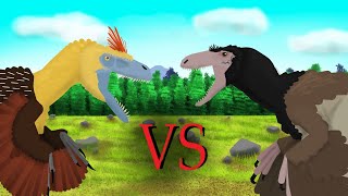 Utahraptor vs Dakotaraptor  Pivot Animation Battle [upl. by Akerdna261]