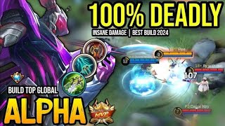 BUILD ALPHA 2024  EXP LANE ALPHA  MLBB [upl. by Marcell210]