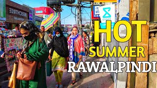 🇵🇰 RAWALPINDI downtown DISTRICT PAKISTAN  4K 2023 [upl. by Mathur]