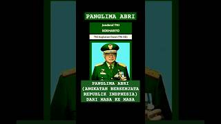 Jenderal dan Laksamana TNI yang Pernah Menjabat Sebagai Panglima ABRI Sepanjang Sejarah jenderaltni [upl. by Brig]