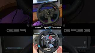 Logitech G923 vs Logitech G29 logitech thrustmaster fanatec moza pxn [upl. by Joscelin299]