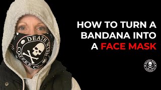 How to turn a bandana into a face mask in 6 steps [upl. by Ruthven726]