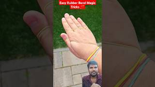 Easy rubber band magic to impress anyone magic shorts [upl. by Tutt]