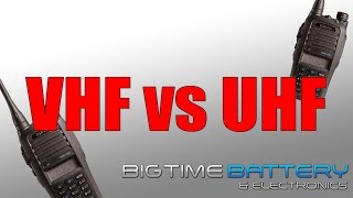 VHF vs UHF  Whats the difference [upl. by Amsa]