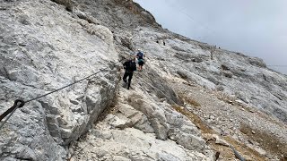 Wanderung auf die Zugspitze Über Partnachklamm Reintal Bayern Zugspitze Partnachklamm [upl. by Eillod]