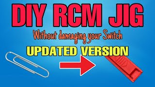 How to make an RCM JIG with household materials NO DAMAGE TO YOUR SWITCH [upl. by Edroi]