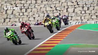 ❗Toprak Razgatlıoğlu Vs Nicolo Bulega❗Race 1 Aragon WSBK 2024 AragonWorldSBK [upl. by Euv]