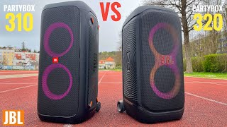 JBL Partybox 310 VS JBL Partybox Stage 320 SOUND TEST  CRAZY PERFORMANCE IN BASS amp HIGHS [upl. by Naujad]