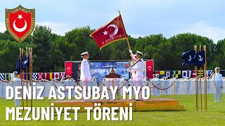 MSÜ Deniz Astsubay Meslek Yüksekokulu Diploma Alma ve Sancak DevirTeslim Töreni 31 Ağustos 2024 [upl. by Anyah]