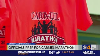 Officials prep for Carmel Marathon [upl. by Scot]