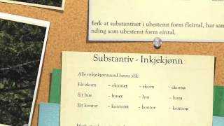 Nynorsk med Vegard  Substantiv svake verb og pronomen [upl. by Annayd758]