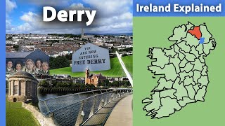 County DerryLondonderry Ireland Explained [upl. by Nileuqaj]