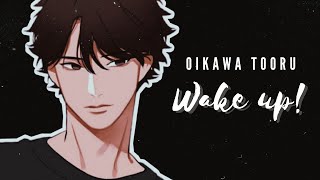 ✨ Oikawa Tooru waking you up Japanese Audio  Haikyuu ASMR ENGIND SUB✨ [upl. by Rori976]