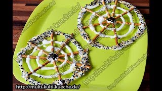 Süße Spinnennetze Halloween Rezepte [upl. by Tallbot]