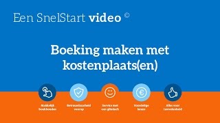 Een boeking maken met kostenplaatsen video [upl. by Nennarb140]