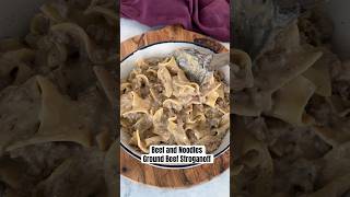 Beef and Noodles Ground Beef Stroganoff [upl. by Aihtnyc]