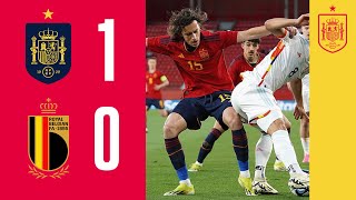 RESUMEN  España 10 Bélgica  Clasificación Europeo sub21 2025  Jornada 6  🔴 SEFUTBOL [upl. by Euqinimod]