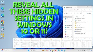 How To Reveal All These Hidden Settings in Windows [upl. by Perla]