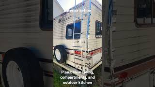 1985 Mallard Motorhome build Before shots before teardown and repairs [upl. by Namus]