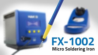 HAKKO FX1002 Micro Soldering Iron — Video by American Hakko [upl. by Helali]