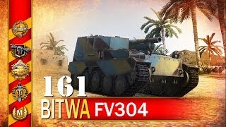 FV304  koniec świata  babok ma Poola  BITWA  World of tanks [upl. by Devonne189]