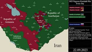 The 2023 NagornoKarabakh War  Every Day [upl. by Padegs]