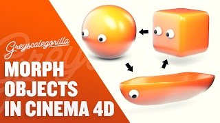 Morph In Cinema 4D Using the Pose Morph Tag [upl. by Haikan]