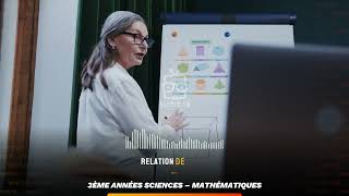 Sommaire ： Mathématiques – 3ᴱ̀ᴹᴱ Sc expérimentales [upl. by Woodford995]