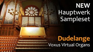 Tour of Stops  Dudelange St Martin IV78  StahlhutJann Organ Hauptwerk V Sampleset Voxus [upl. by Attekal]