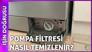 Çamaşır Makinesi Pompa Filtresi Nasıl Temizlenir [upl. by Tarton]