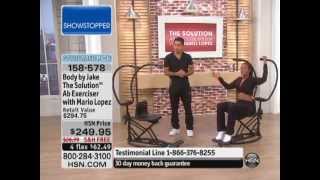 Body by Jake The Solution Ab Exerciser with Mario Lopez Workout DVD [upl. by Magel873]