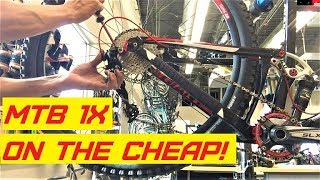 Budget MTB 1x Conversion [upl. by Lithea536]