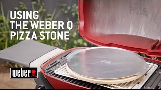 Using the Weber Q Pizza Stone [upl. by Ul]